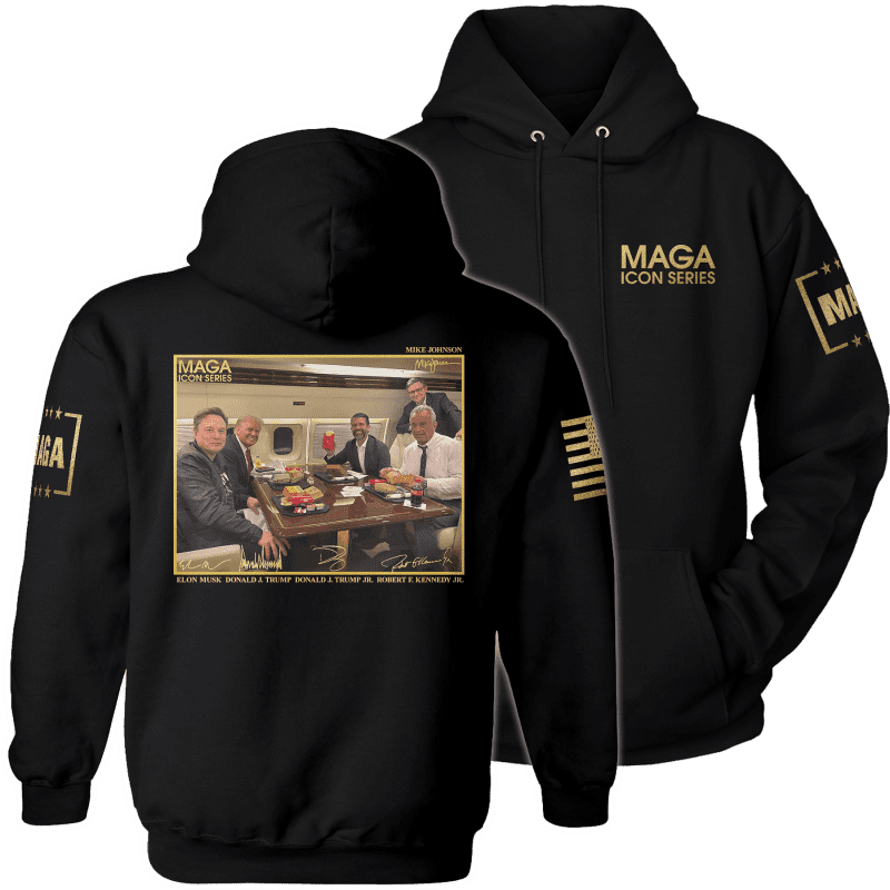 Hoodie / Black / XS Icon Series - Trump Feast maga trump