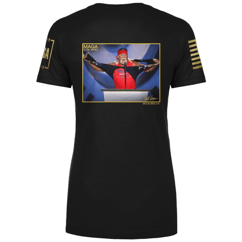 icon series hulk hogan ladies tee icon series hulk hogan ladies tee maga trump 37306432782513