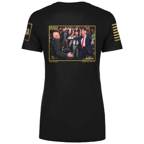 icon series joe rogan and trump ladies tee icon series joe rogan and trump ladies tee maga trump 37365712289969