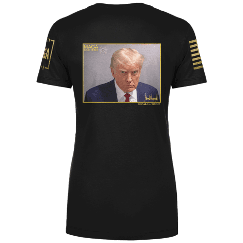 icon series trump mug shot ladies tee icon series trump mug shot ladies tee maga trump 37305614500017