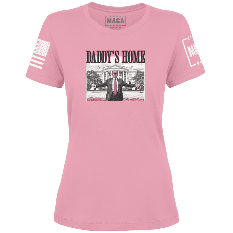 Ladies Tee / Light Pink / XS Daddy's Home 2 maga trump