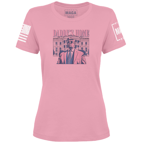 Ladies Tee / Light Pink / XS Daddy's Home 4 maga trump