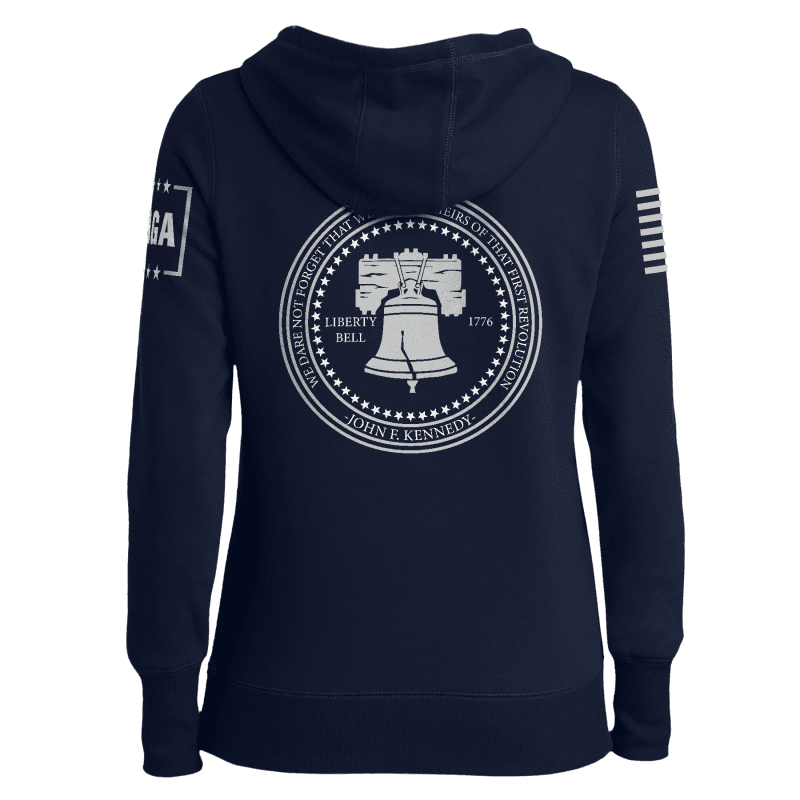 liberty bell kennedy quote ladies hoodie liberty bell kennedy quote ladies hoodie maga trump 37485227868337