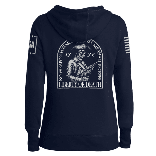 liberty or death skull patriot ladies hoodie liberty or death skull patriot ladies hoodie maga trump 37487212757169