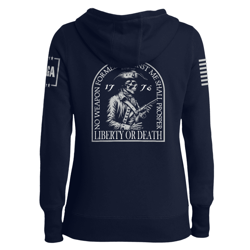 liberty or death skull patriot ladies hoodie liberty or death skull patriot ladies hoodie maga trump 37487212757169