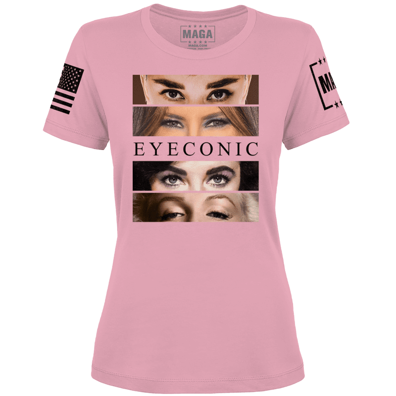 Light Pink / XS Eyecons Ladies Tee maga trump