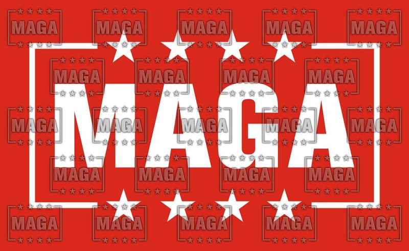 maga red flag double sided maga trump 33886589616305