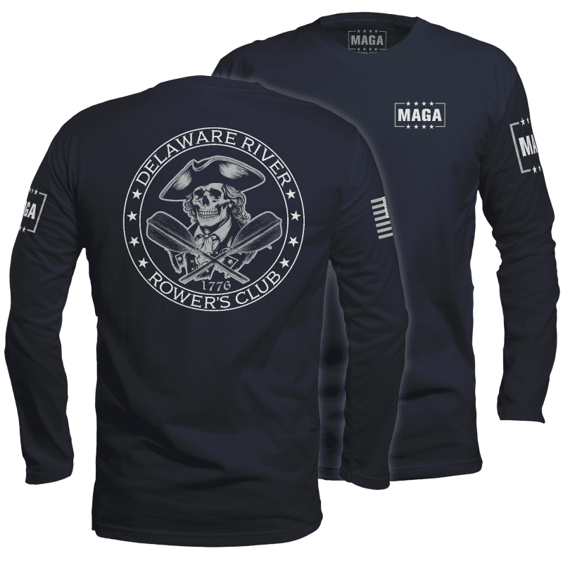 Men's Long Sleeve / Midnight Navy / S Delaware River Rowers Club maga trump