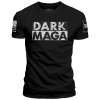 Men's Shirt / Black / XS Dark MAGA maga trump