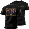 Men's Shirt / Black / XS Icon Series - Joe Rogan and Trump maga trump