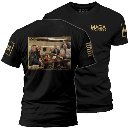 Men's Shirt / Black / XS Icon Series - Trump Feast maga trump