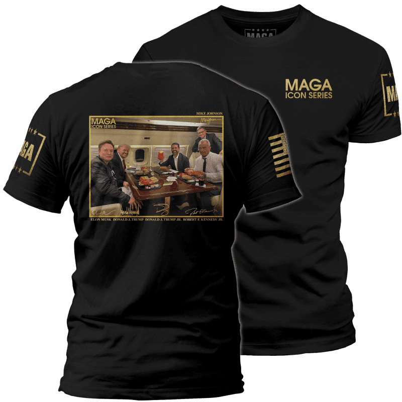 Men's Shirt / Black / XS Icon Series - Trump Feast maga trump