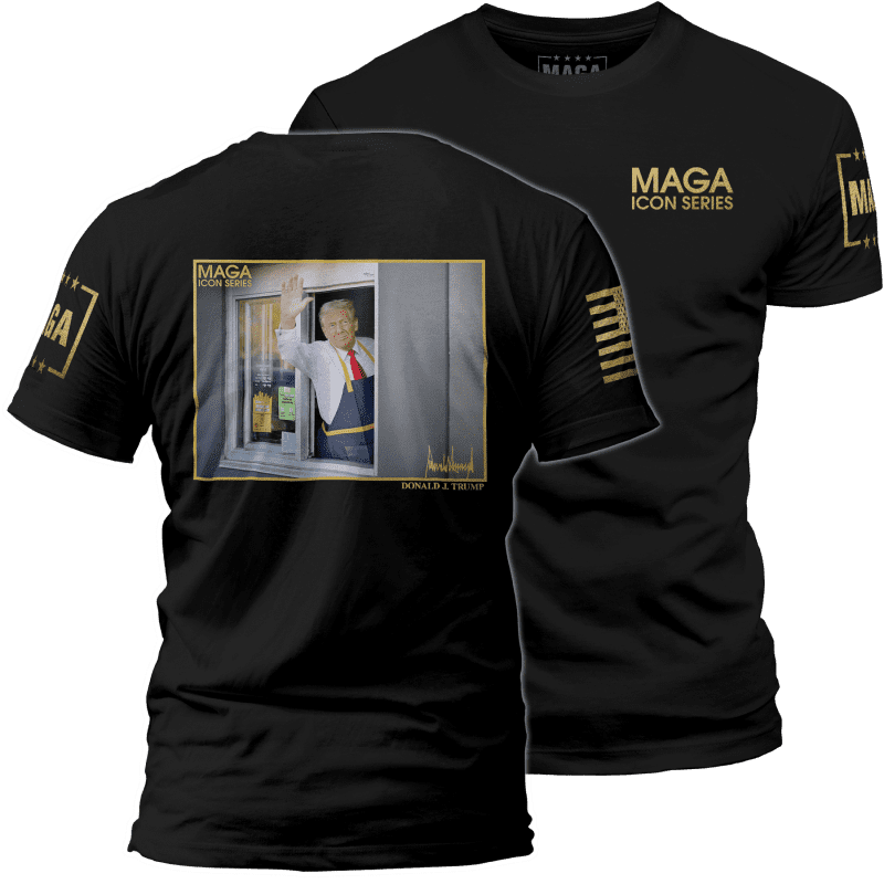 Men's Shirt / Black / XS Icon Series - Trump MagaDonald's maga trump