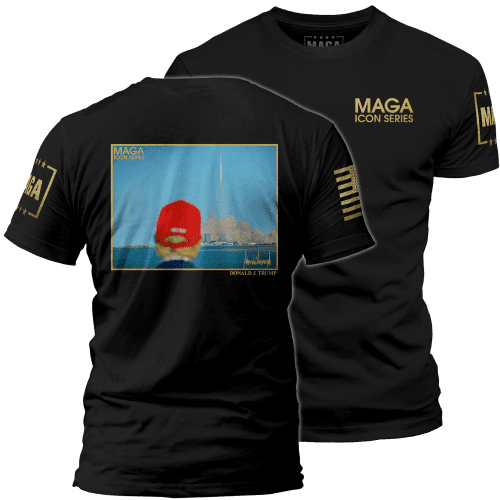 Men's Shirt / Black / XS Icon Series - Trump SpaceX Rocket Launch maga trump