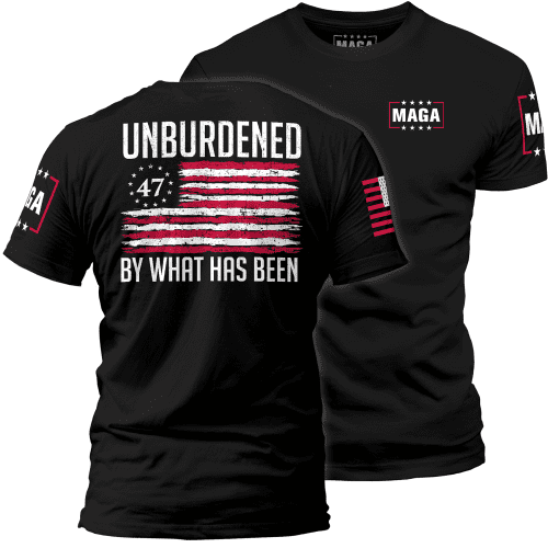 Men's Shirt / Black / XS Unburdened by What Has Been 2 maga trump