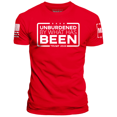 Men's Shirt / Red / XS Unburdened by What Has Been maga trump