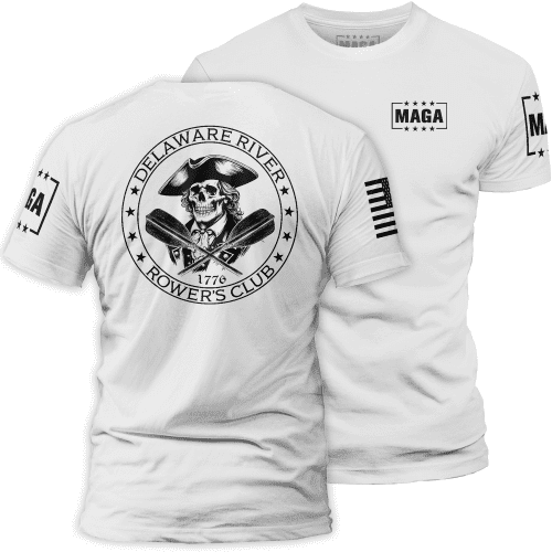 Men's Tee / White / XS Delaware River Rowers Club maga trump