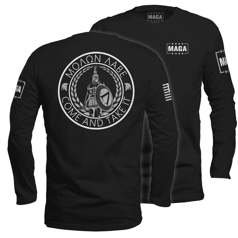 Mens Long Sleeve / Black / S Come and Take it maga trump