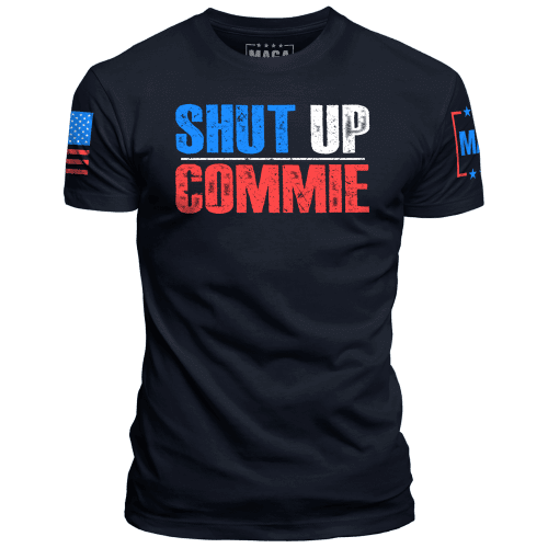 Midnight Navy / XS Shut Up Commie maga trump