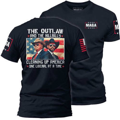 Midnight Navy / XS The Outlaw and the Hillbilly maga trump