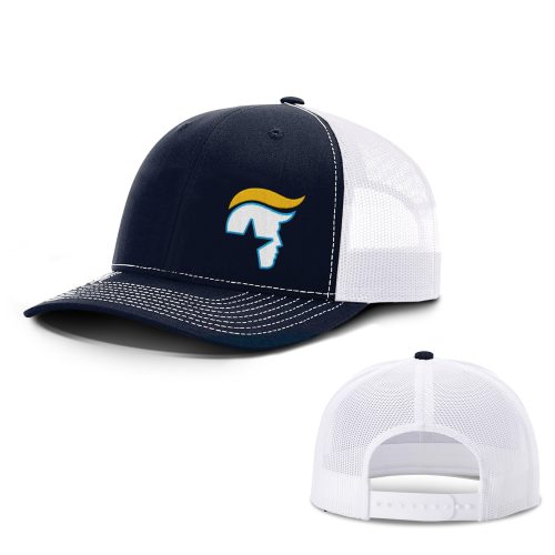 Navy/ White / OS President Trump Trucker Hat maga trump