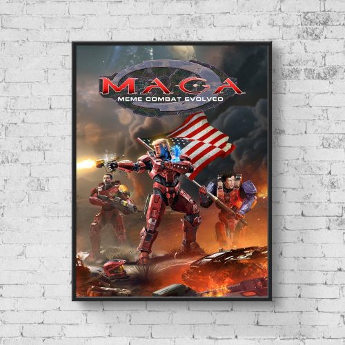 Poster: 12" x 18" / Gloss Master Chief Don Poster maga trump