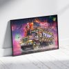 Poster: 16" x 20" / Gloss Trump Tank 2025 DOGE Poster maga trump