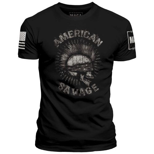 Premium Soft Shirt / Black / XS American Savage maga trump