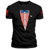 Premium Soft Shirt / Black / XS Merican Tuxedo maga trump