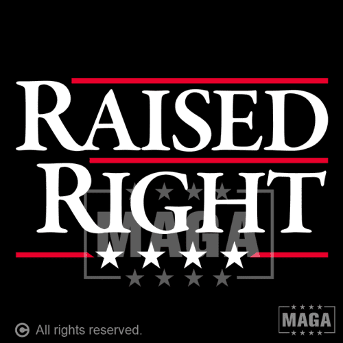 raised right raised right maga trump 37532703785137