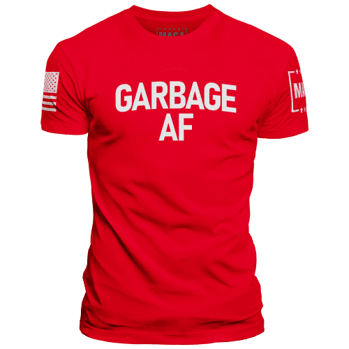 Red / 5XL Garbage AF maga trump