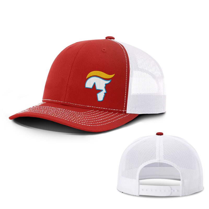 Red/ White / OS President Trump Trucker Hat maga trump