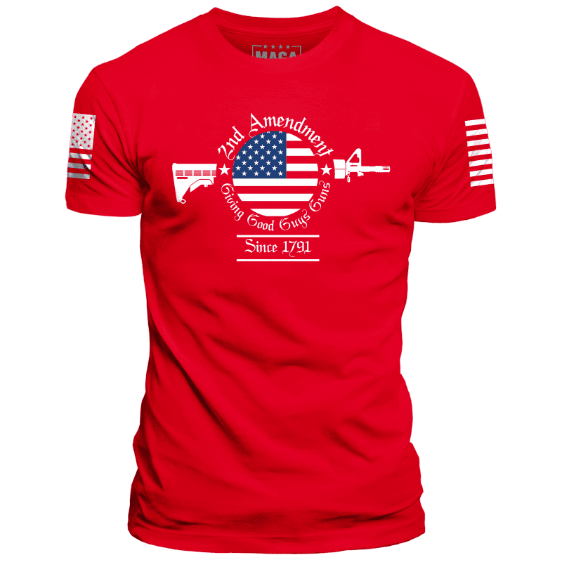 Red / XS 2nd Amendment Giving Good Guys Guns maga trump