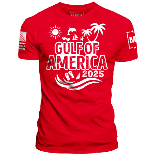 Red / XS Gulf of America 2025 v2 maga trump