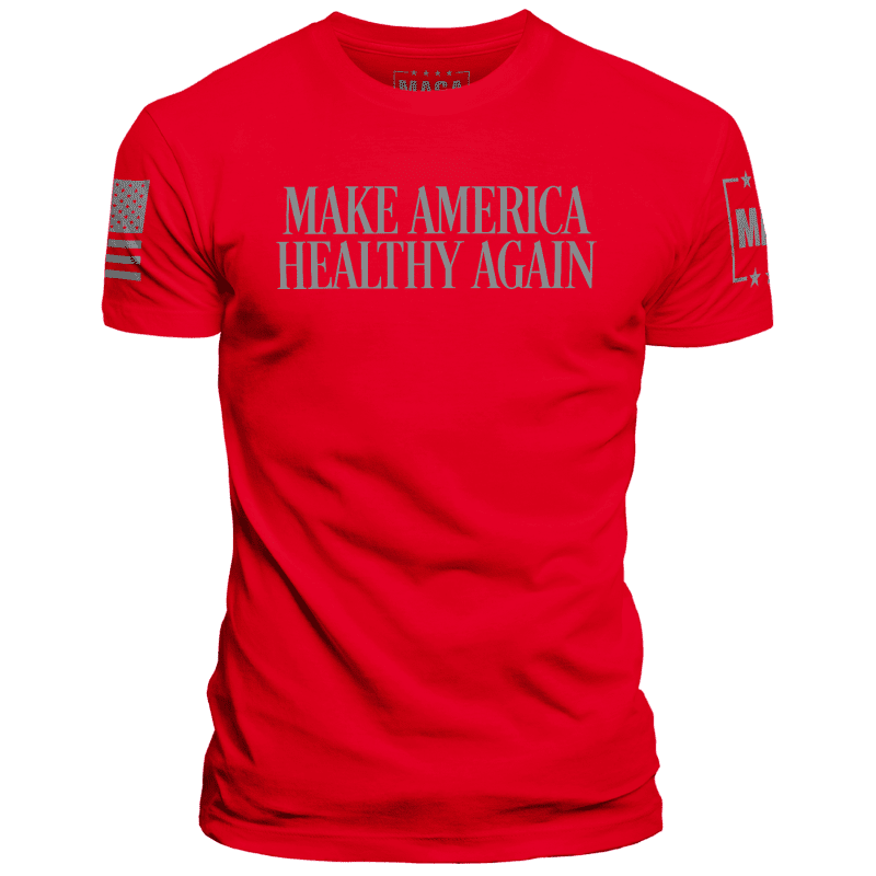 Red / XS Make America Healthy Again V2 maga trump