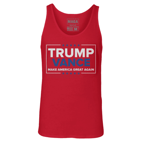 Red / XS Trump Vance - MAGA Tank Top maga trump