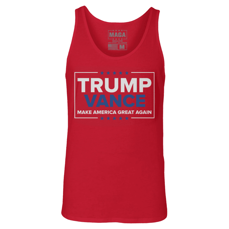 Red / XS Trump Vance - MAGA Tank Top maga trump