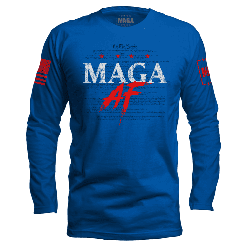 Royal / S MAGA AF Long Sleeve maga trump