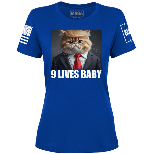 Royal / XS 9 Lives Baby Ladies Tee maga trump