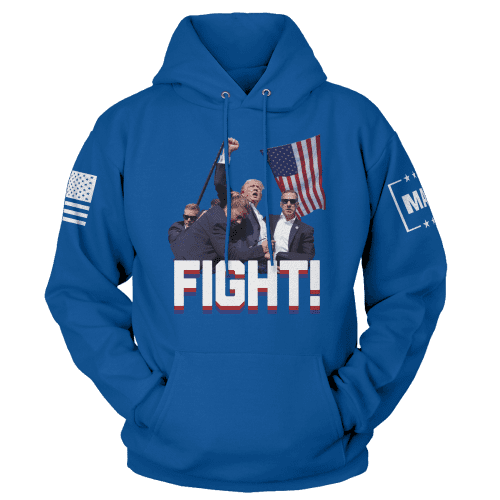 Royal / XS Trump Fight Hoodie maga trump