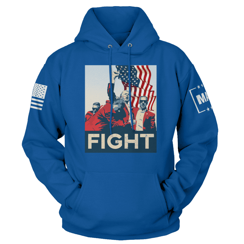 Royal / XS Trump Fight Iconic Hoodie maga trump