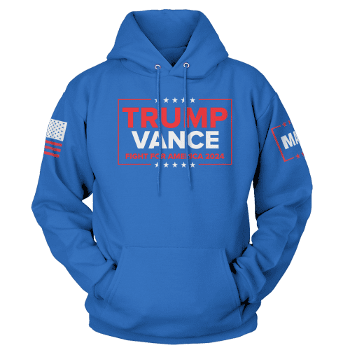 Royal / XS Trump Vance - Fight Hoodie maga trump