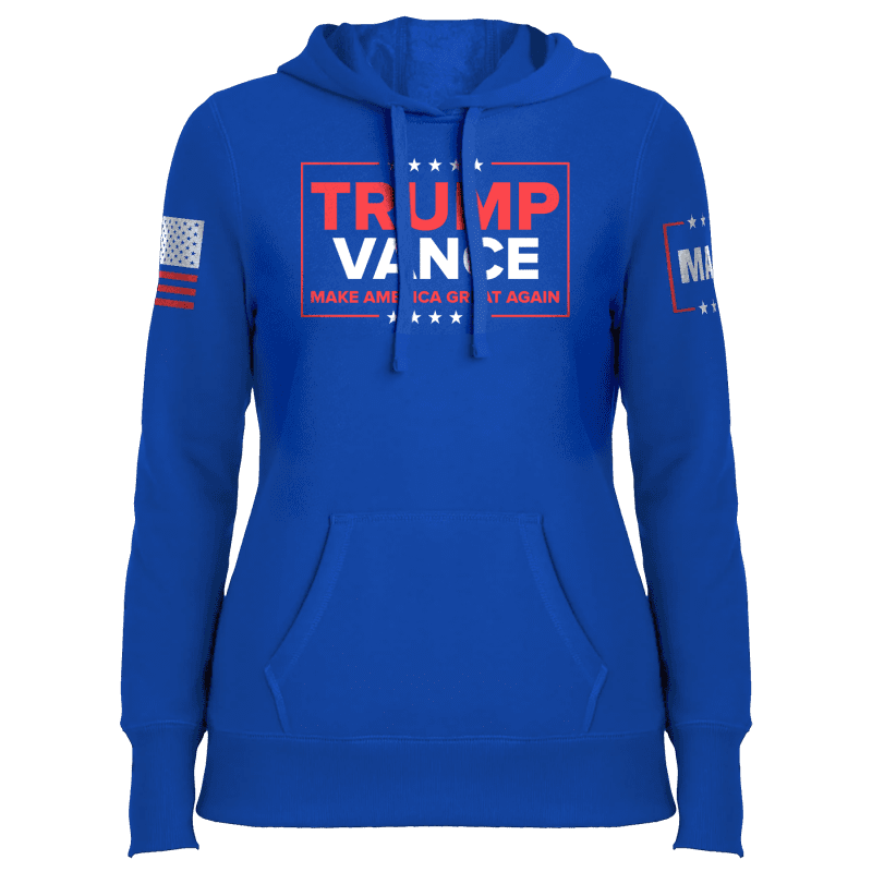 Royal / XS Trump Vance - MAGA Ladies Hoodie maga trump