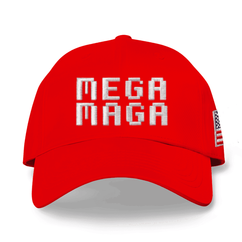 S/M Mega MAGA Stretch-Fit Hat maga trump