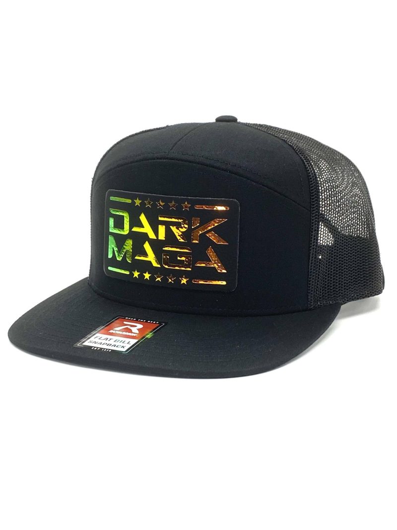 seven panel trucker cap black dark maga spacex style 7 panel hat dark maga spacex style 7 panel hat maga trump 37532653420721