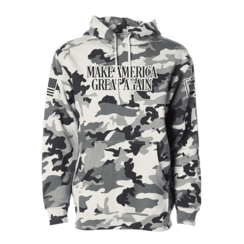 Snow Camo / XS Make America Great Again Camo Edition Hoodies maga trump