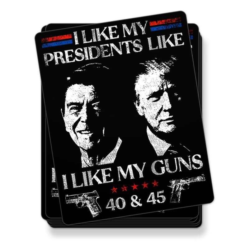 sticker decal i like my presidents sticker maga trump 35092698005681