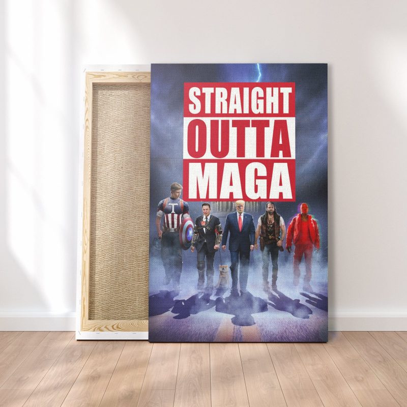 straight outta maga canvas straight outta maga canvas maga trump 37245422534833