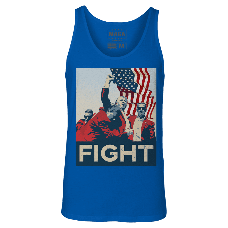 True Royal / XS Trump Fight Iconic Tank Top maga trump