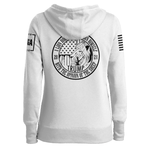 trump 24 a lion does not concern himself ladies hoodie trump 24 a lion does not concern himself ladies hoodie maga trump 37462485205169